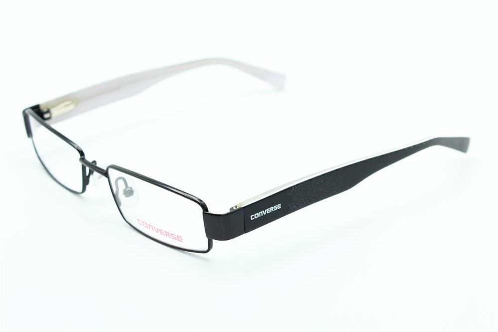 NEW CONVERSE WAIT FOR ME BLK BLACK AUTHENTIC FRAMES EYEGLASSES  46-16