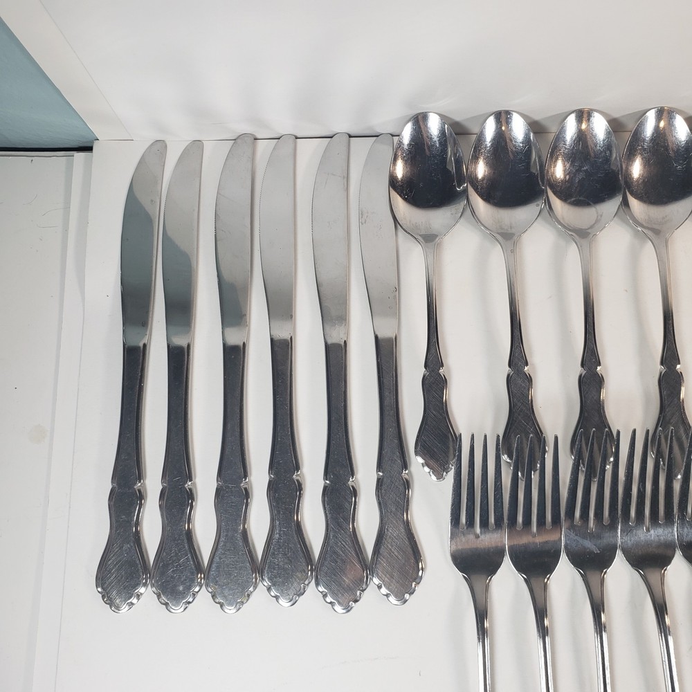 Rogers Stainless Steel Glendale Flatware Service For 6 (30pc)