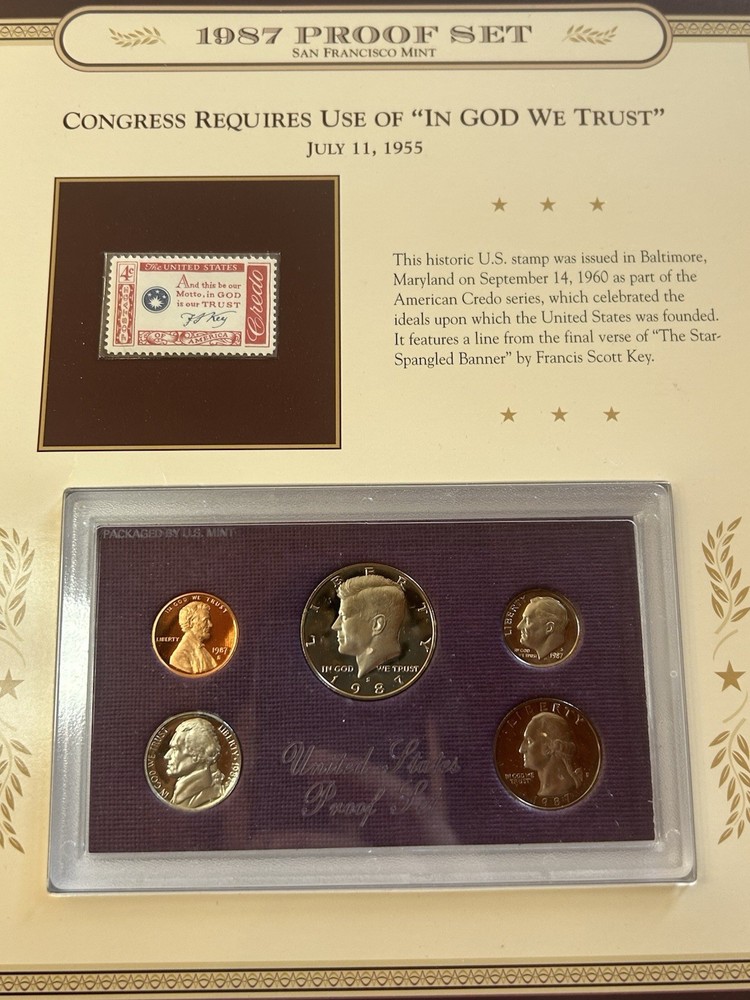 San Francisco Mint Proof Coins - Multiple Years