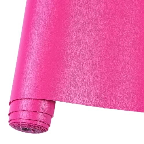Faux Leather Sheets for Craft One Roll Soft Smooth Surface Solid Rose Red