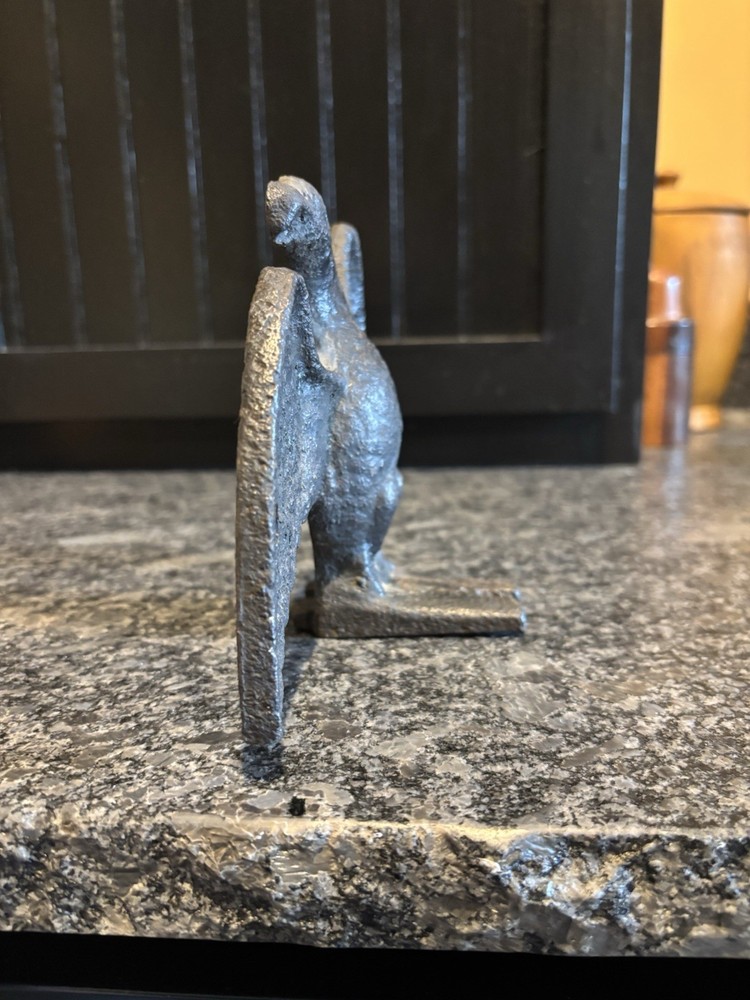 Antique Cast Iron Rooftop Snow Eagle