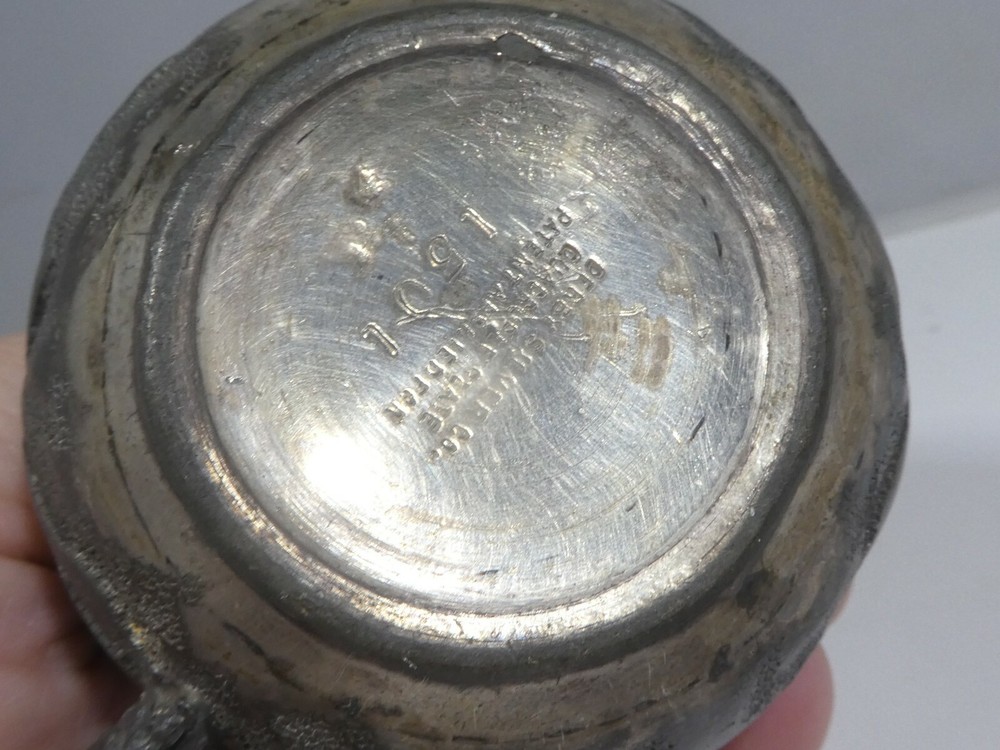 19TH C DERBY SILVER CO. SILVERPLATE DRAGON CIGAR LIGHTER COMPLETE