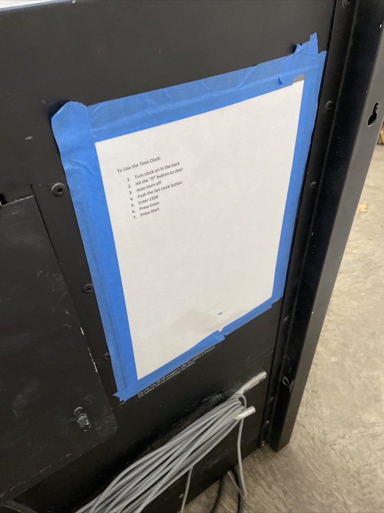 Vintage Daktronics MS-1000 Scoreboard, Powers On, As Is, See Details Needs Work