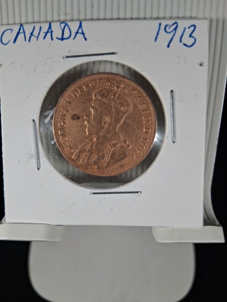 1913 CANADA 2 CENT LARGE
