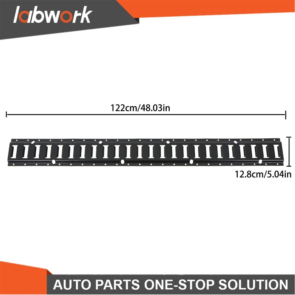 Labwork E Track Tie Down Rail Kit 4' E Track Rails End Caps ETrack Straps