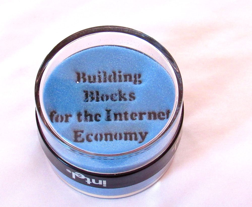 RARE Vintage Intel Tech PC Computer Brand Advertising Promo