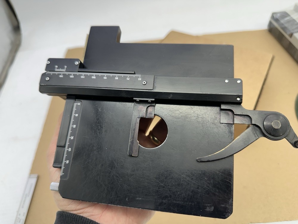 Microscope Graduated Mechanical Stage For Bausch And Lomb KHS Pre Owned