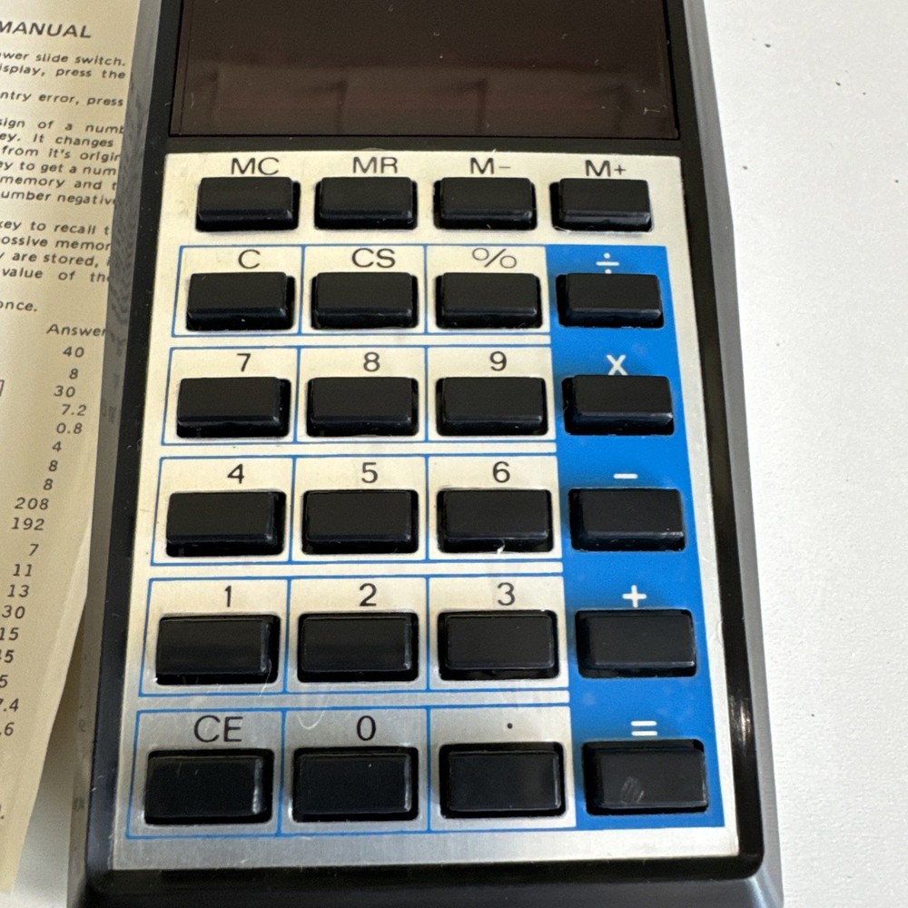BOHSEI 3000 VINTAGE CALCULATOR New (d23)
