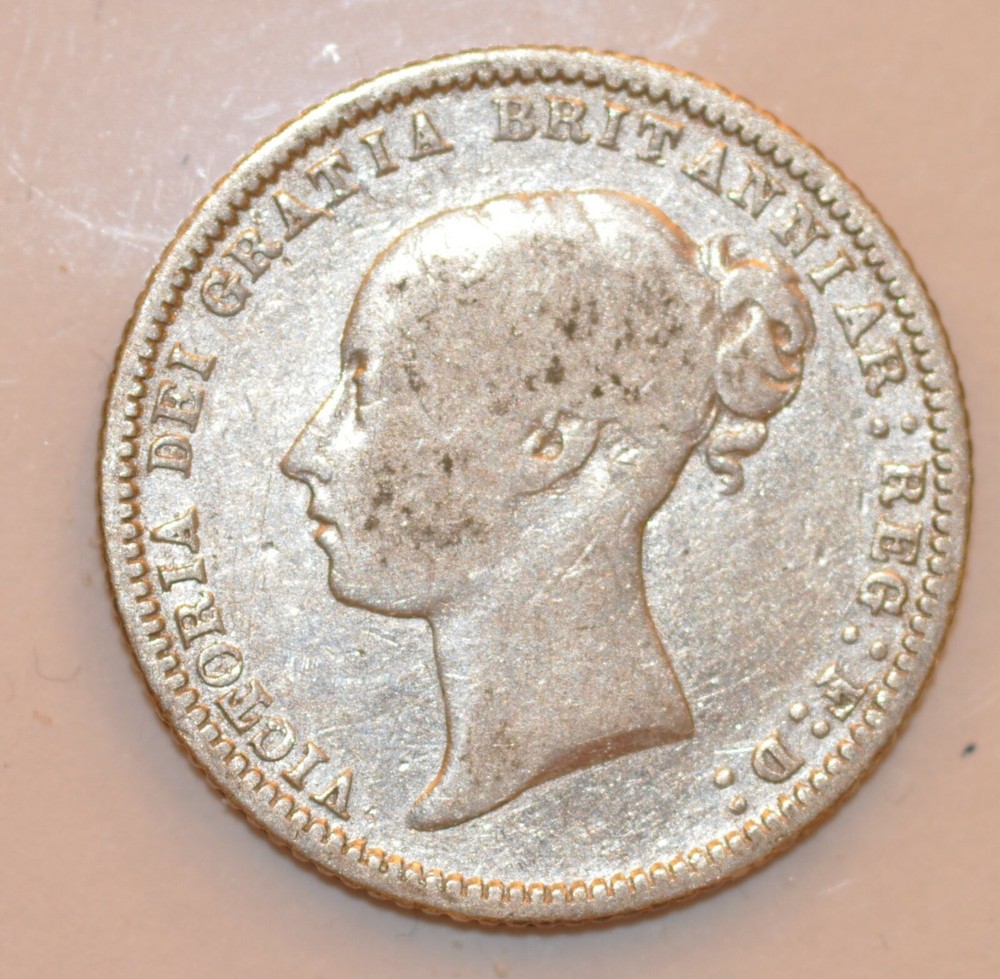 1871 Six Pence Great Britain
