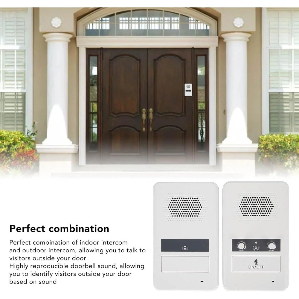 Wireless for Home, 656ft Long Range House Intercom System, Room to Room Intercom