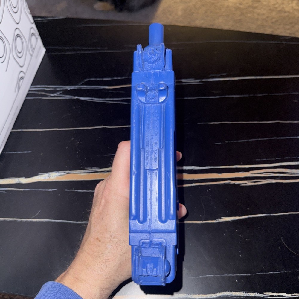 Ring's Plastic Blue Training UZI pistol 9mm