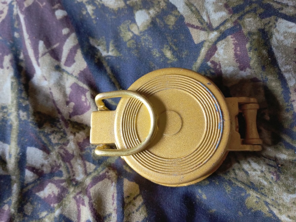 Vintage Engineer Directional Compass Gold Tone!