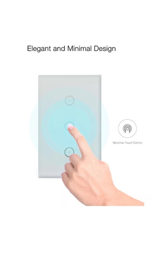Smart WIFI Light Switch In Wall Works with Amazon Alexa Google Home Android IOS