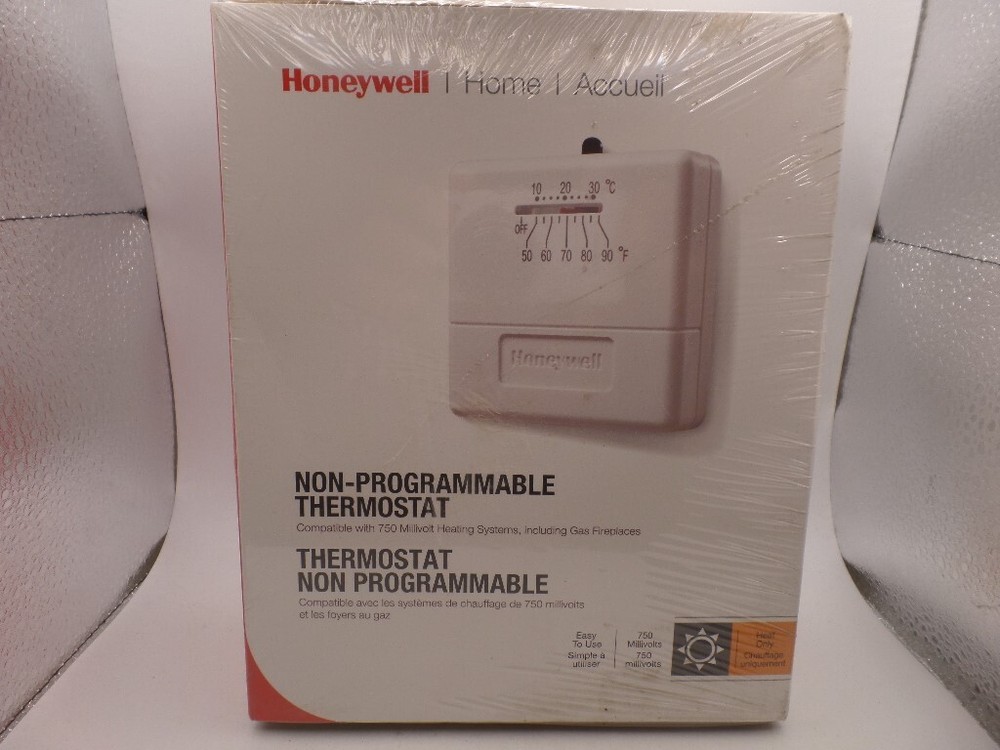 HONEYWELL HOME CT33A HORIZONTAL NON-PROGRAMMABLE THERMOSTAT TEMP CONTROL SEALED