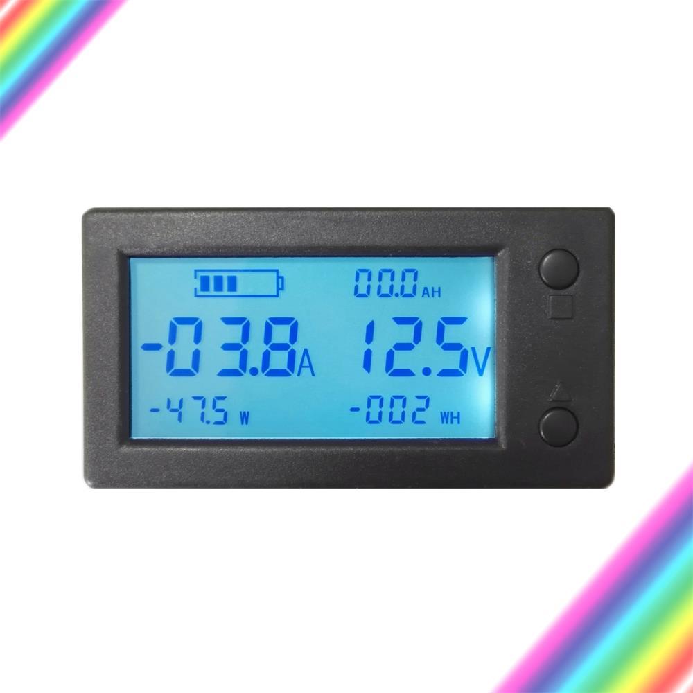 DC Voltmeter Ammeter Current Sensor 6in1 300V200A VOLT AMP Power Capacity AH SOC