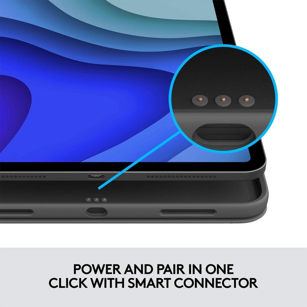 Logitech Folio Touch Keyboard Case Trackpad Backlit iPad Pro 11 1st 2nd 3rd 4th