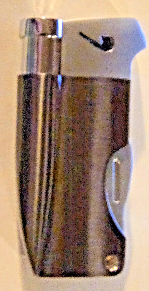 New- Ronson Jet Flame Cigar/Pipe Lighter Black & Chrome - Ronson Pipe Black