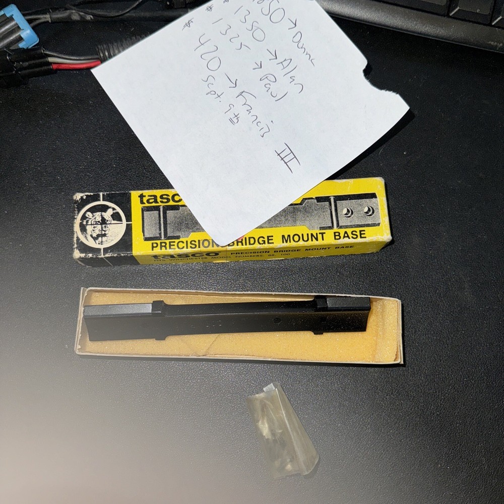 Tasco Bridge Mount Base NIB NOS # 88