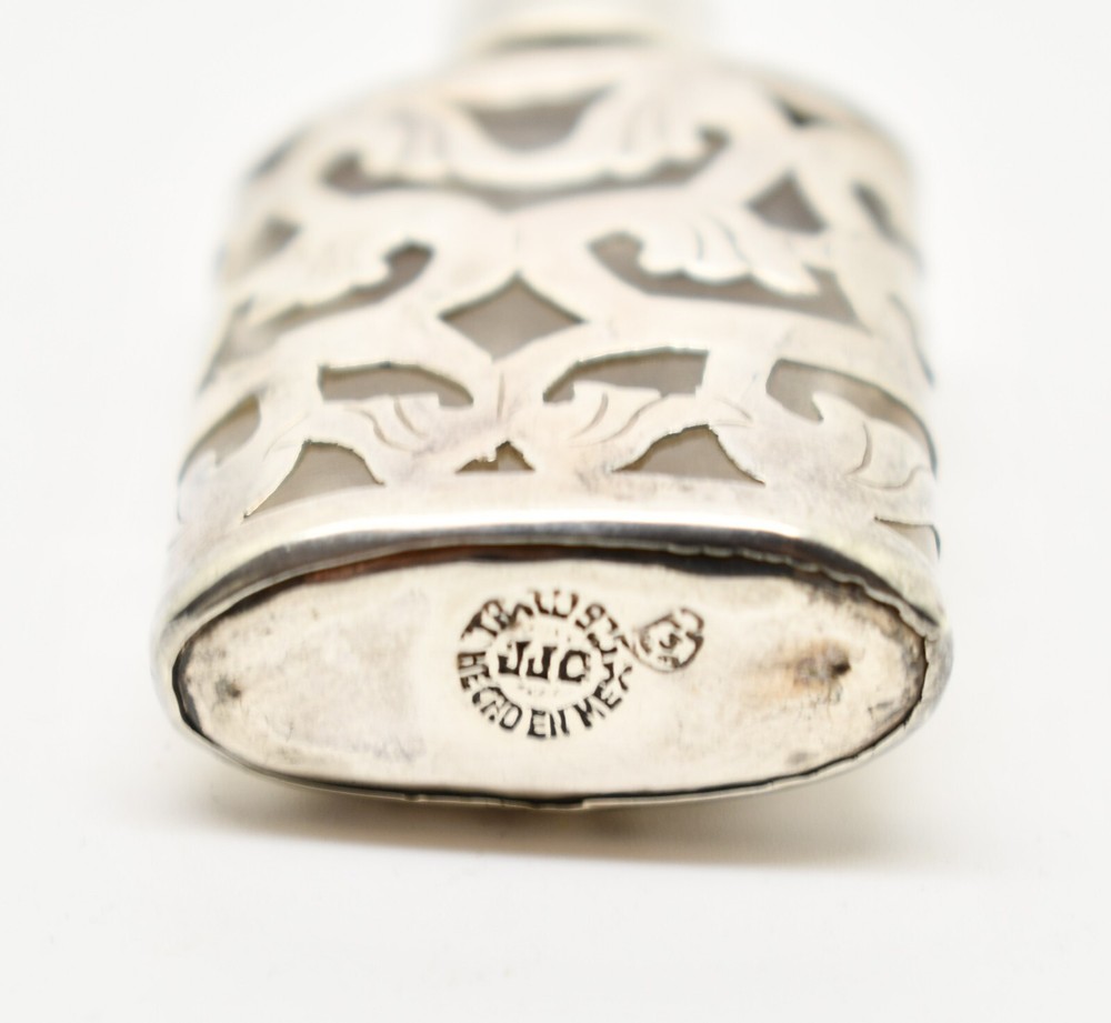 Gorgeous Sterling Silver Perfume Bottle #FMW018