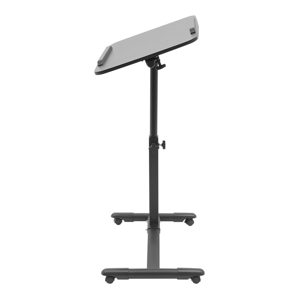 Adjustable Rolling Bedside Table with Wheels for Home and Office Use
