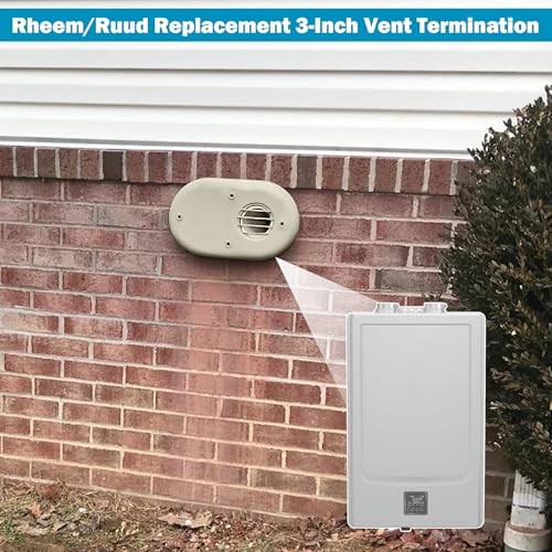 SP20286 3-Inch Vent Horizontal Vent Termination Kit, with Screws for Outside