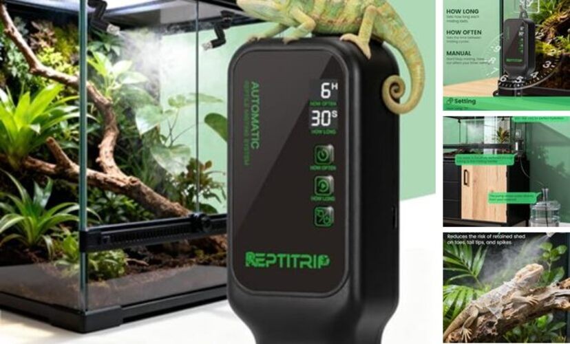 Reptile Mister System with Timer, Reptile Humidifiers Automatic,