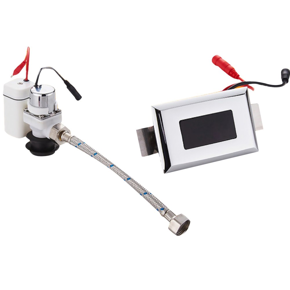Automatic Ceramic Integrated Standing Urinals Sensor Flusher Flush Valve Kit b