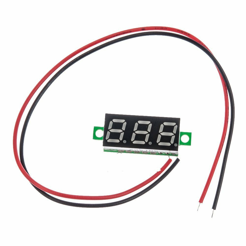 Mini 0.28" DC Digital Voltmeter Panel Mount LED Voltage Volt meter Red 2.5~30V