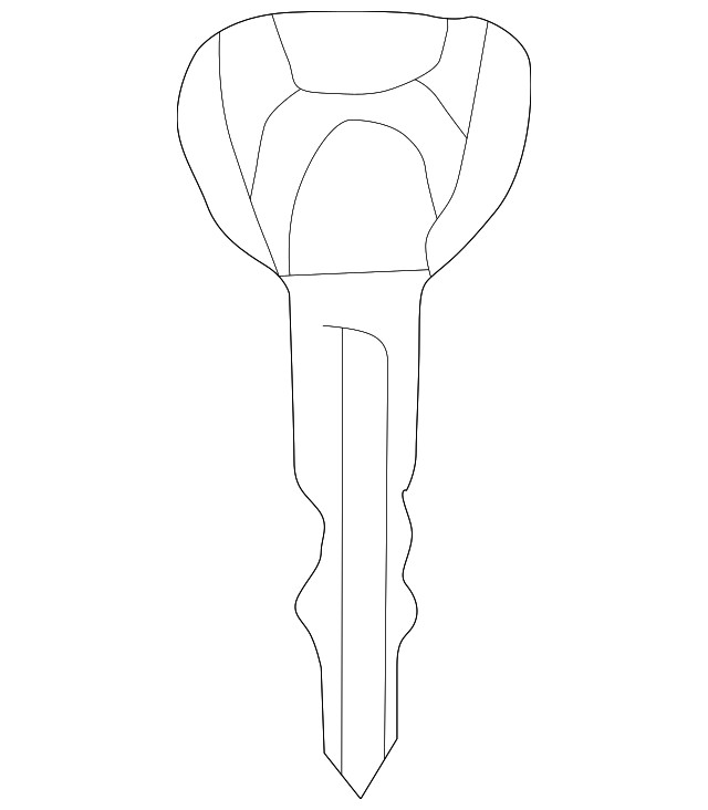 Genuine Mazda Key GD7B-76-202