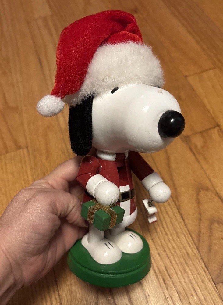 Santa Snoopy Nutcracker Peanuts Christmas Decor Holidays