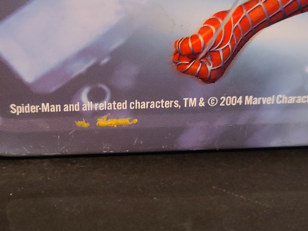 Marvel Spider-Man Metal Tin Lunch Box 2004 Kraft Singles