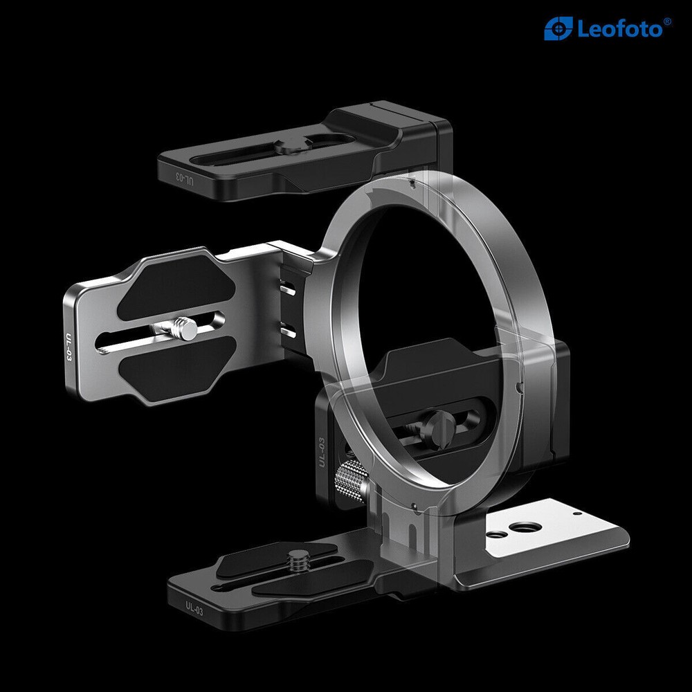 Leofoto UL-03 Rotating Bracket Silver | ARCA