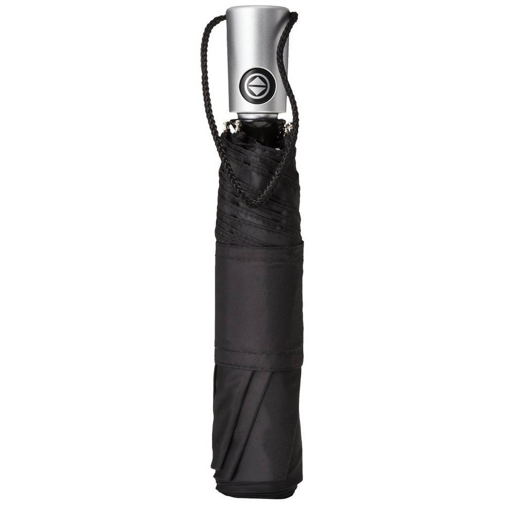 Totes Large Canopy 43" Arc Auto Open/Close Umbrella - Black ()