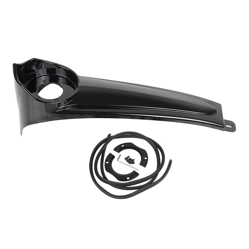 Black Stretched Dash Panel For Harley Touring Electra Glide Classic FLHTC FLHT