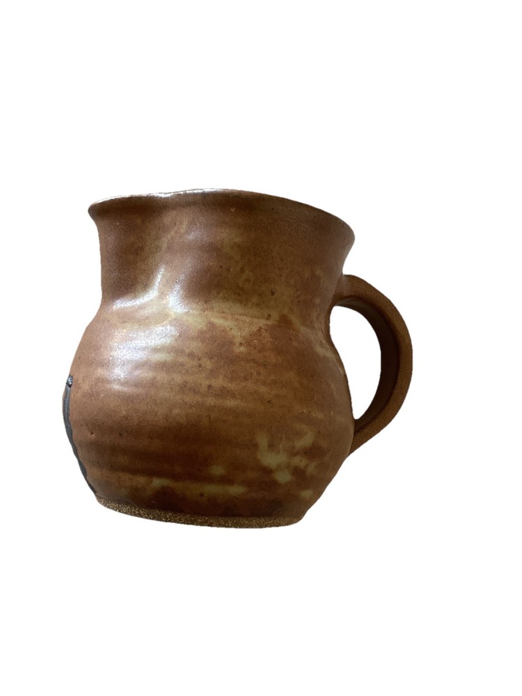 Signed Handmade Studio Pottery Creamer/Small pitcher. 4”