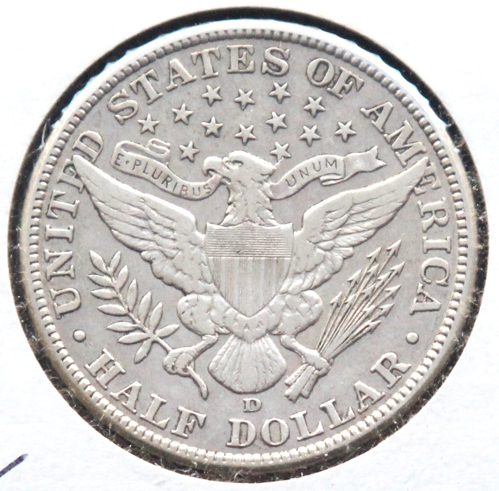 1908 D Barber Half Dollar - BH152