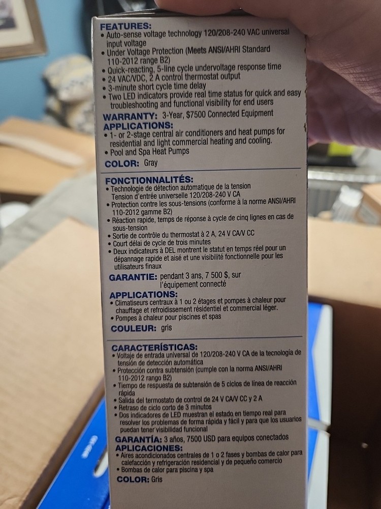Intermatic CD1-024R Compressor Defender Surge Protector 120–240V Type 2 NEW
