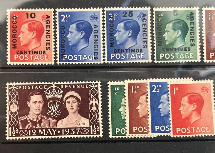 MOROCCO AGENCIES BRITISH POST OFFICES MINT COLLECTION
