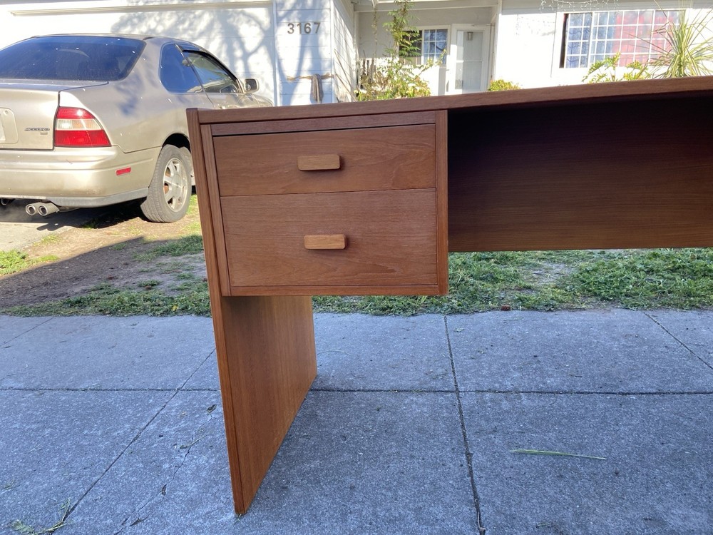 Vintage MCM Danish Teak Desk From Denmark