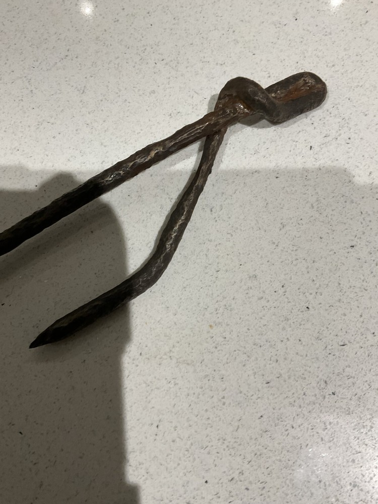 ww1 Somme find steel tent peg