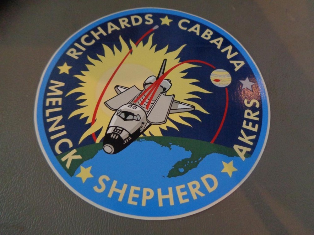 NASA Space Shuttle Discovery STS-41 Crew Patch Sticker