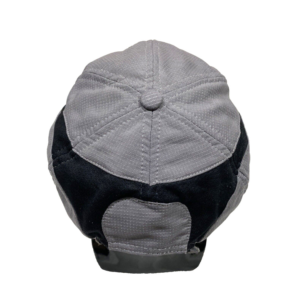 Silverman Triathlon Men's OSFA Panel Hat Cap Strap Back Gray Black