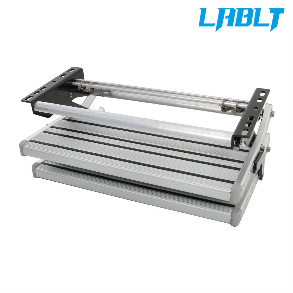 LABLT Manual Pull Out Retractable Two Step RV Camper Platform Steps Stair