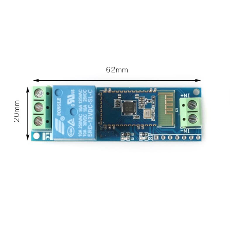 12V Bluetooth Relay Module Wireless Remote Control Switch for Mobile Phone