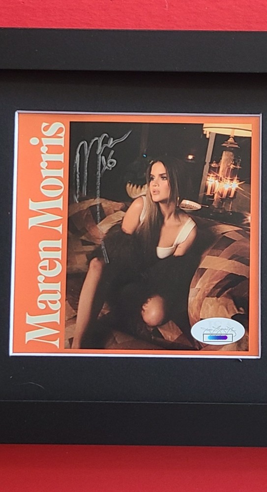 Maren Morris DREAMSICLE Autographed Signed CD Framed Display JSA Authenticated A