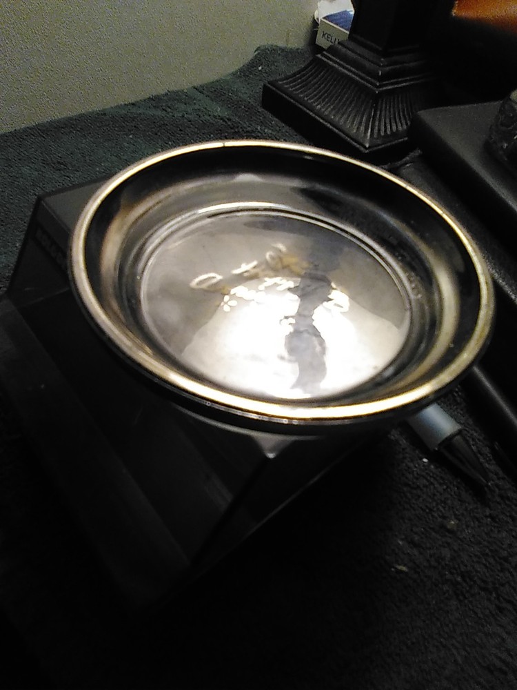 Depression Glass Coaster Very Old