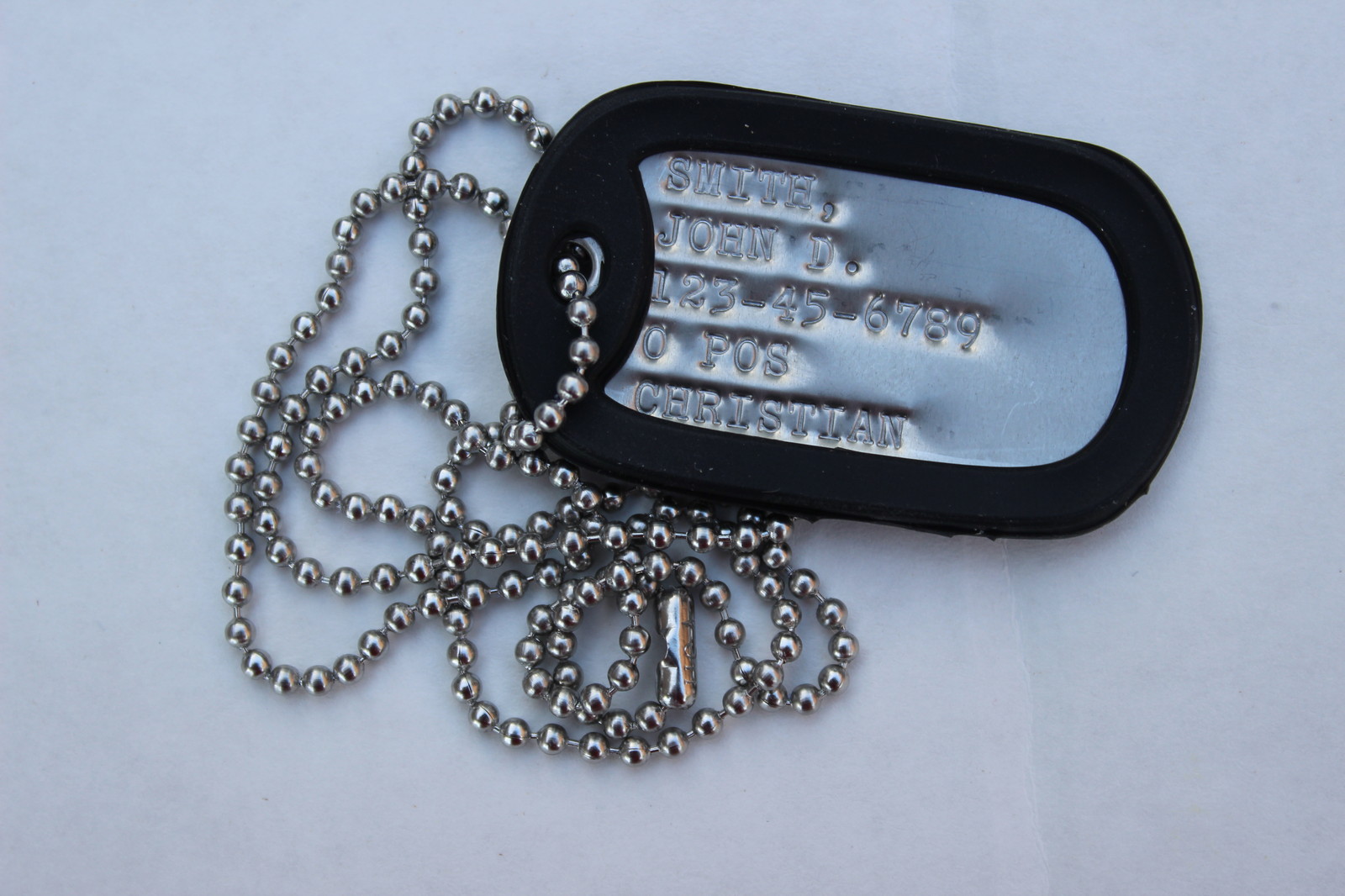 Real Debossed Custom Personalized Military Army Dog Tag Made Just For U
