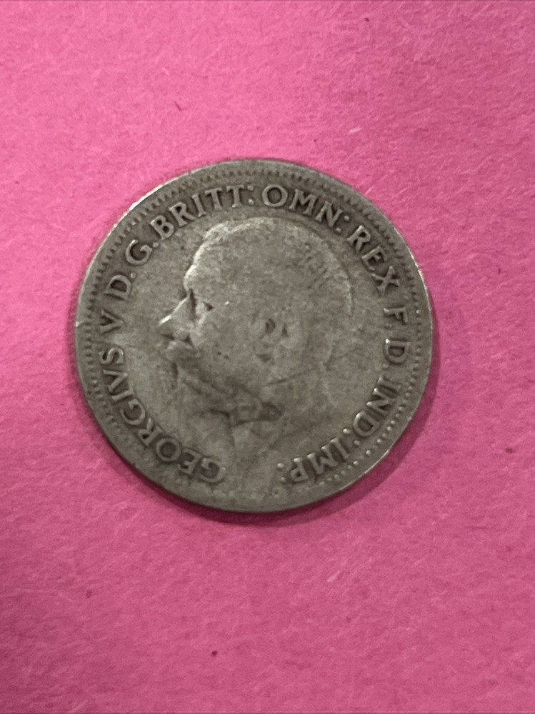 1931 GREAT BRITAIN SILVER 6 PENCE COIN