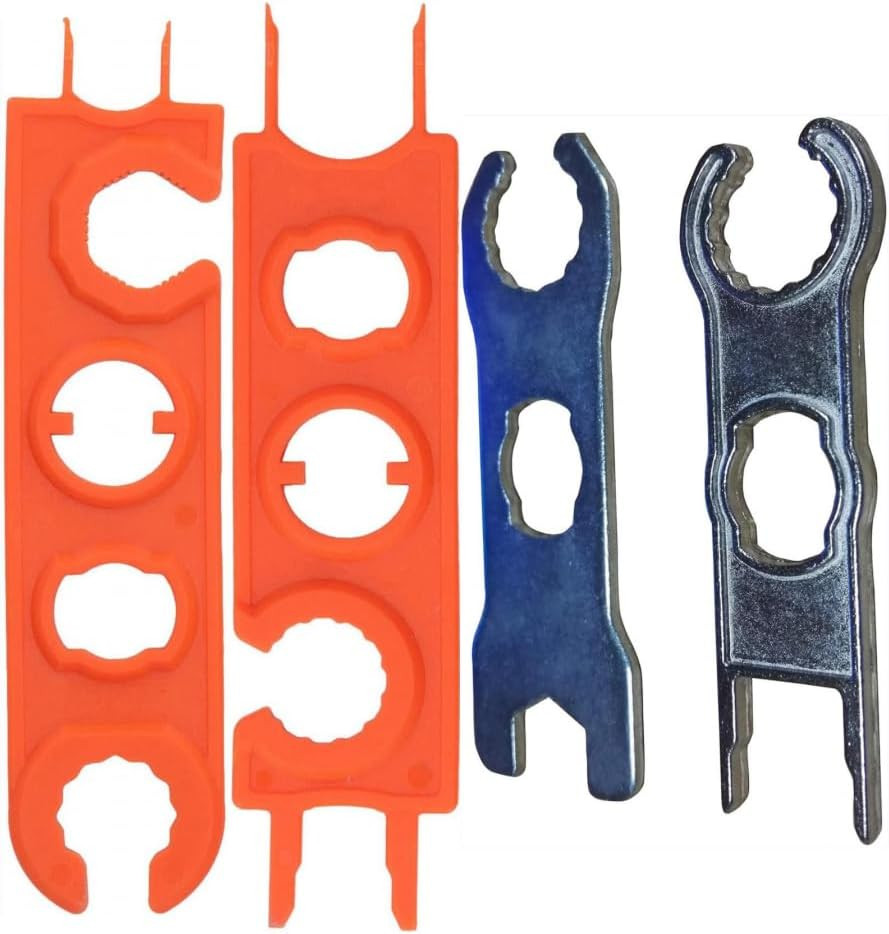Sunway Solar Panel Connector Tool, Metal Spanner Wrenches Crimping Tool, 1 Pair
