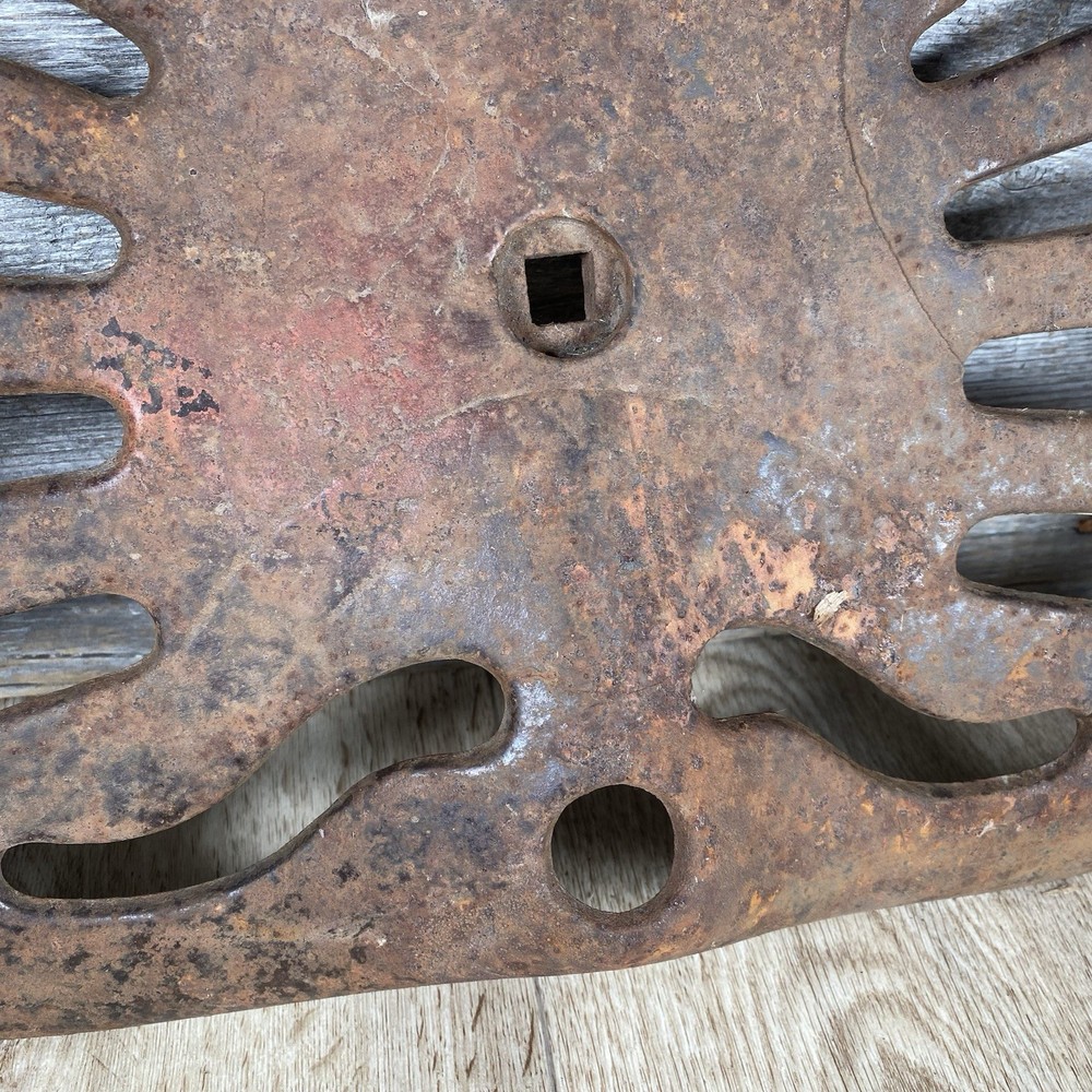 Cast Iron McCormick Tractor Seat Antique Implement Seat 17.5” Width, Heavy